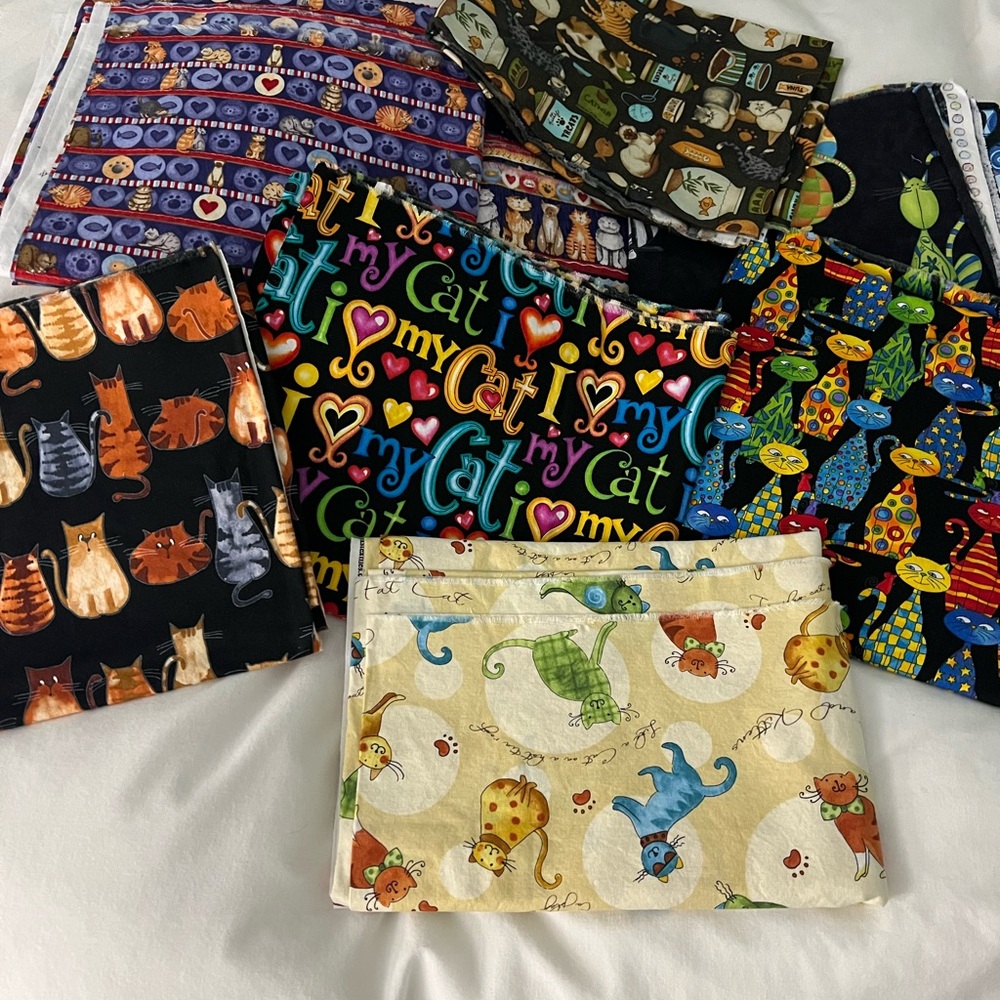 Cat-themed Quilting Bundle